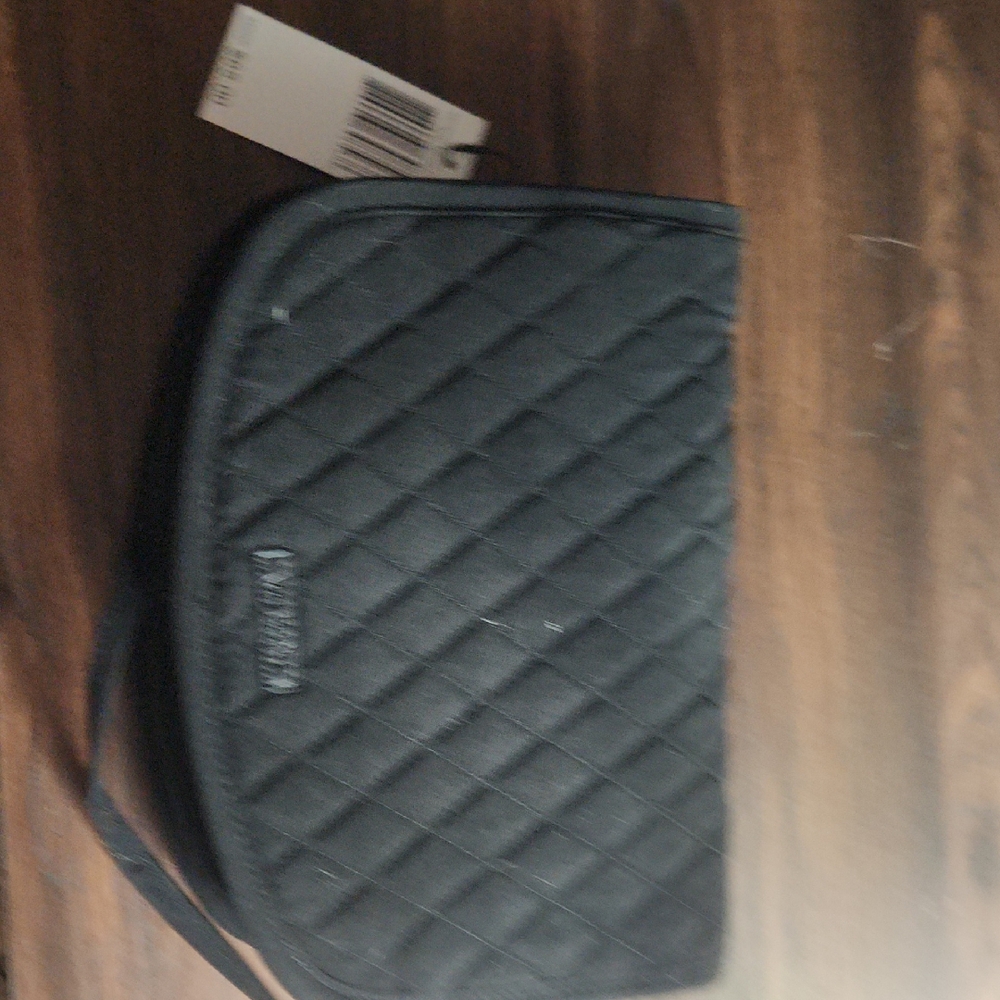Vera Bradley Black Quilted Wristlet